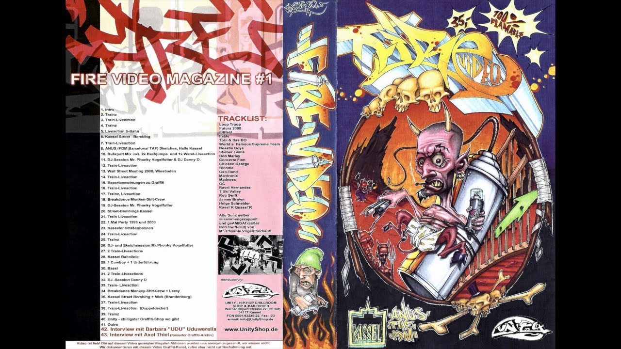 Fire Video-Magazine 1 (Graffiti) VHS