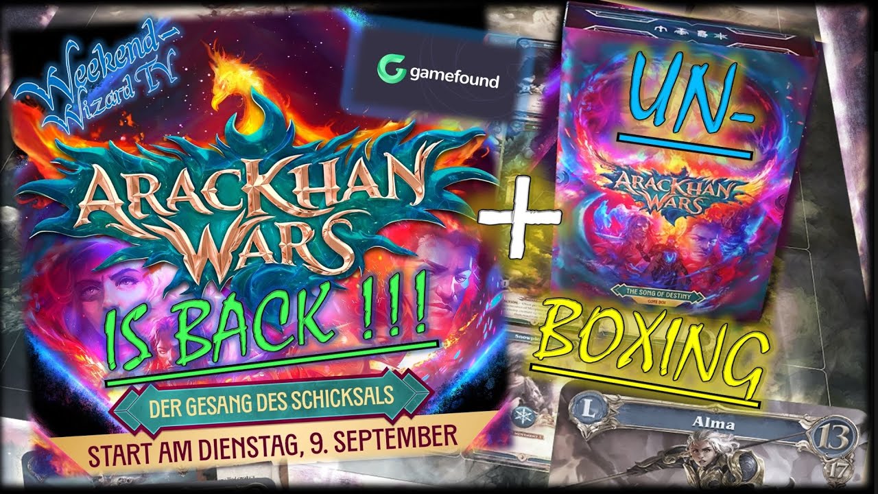 AracKahn Wars: The Song of Destiny - Prologue-Box UNBOXING