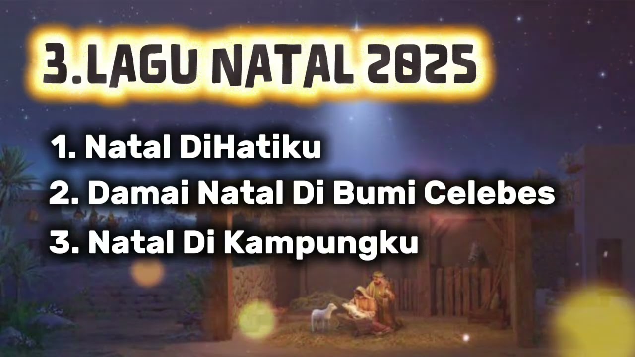 Lagu Natal Terbaru 2025 | Musik Rohani Kristen Penyejuk Hati 