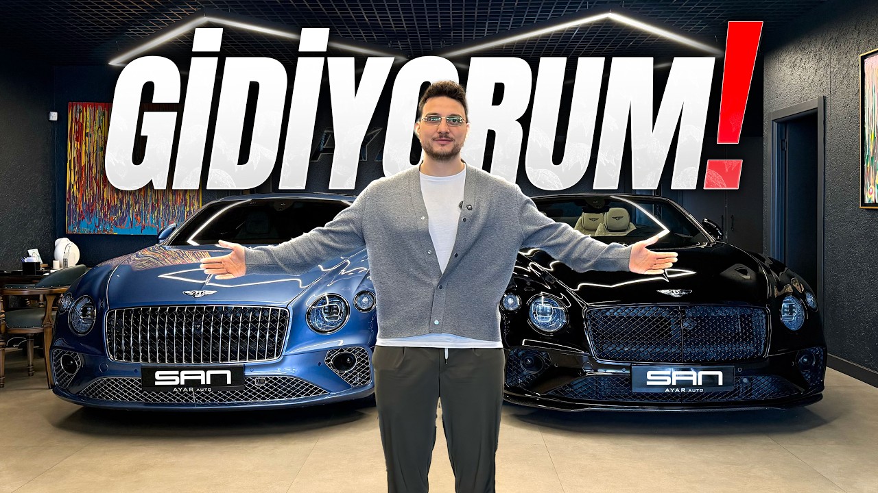 GİDİYORUM! YENİ ARABAM BENTLEY CONTİNENTAL GT
