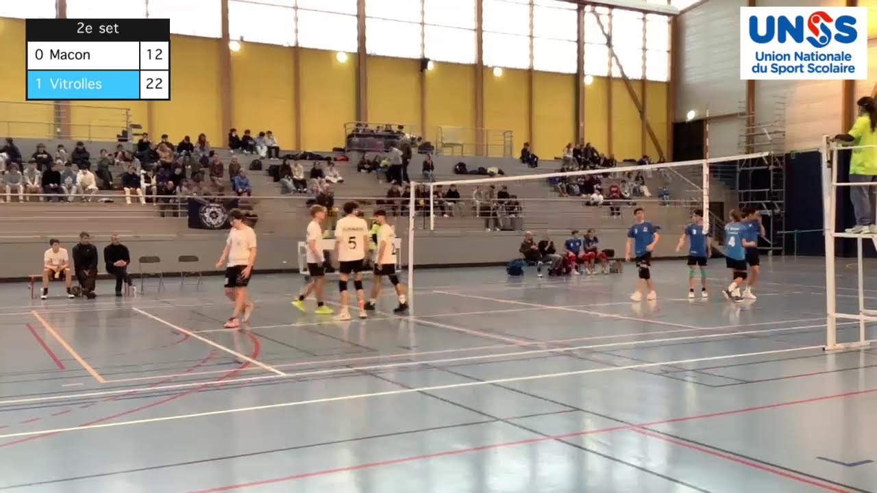 CF UNSS VOLLEY Cadets PETITE FINALE : Mâcon vs Vitrolles
