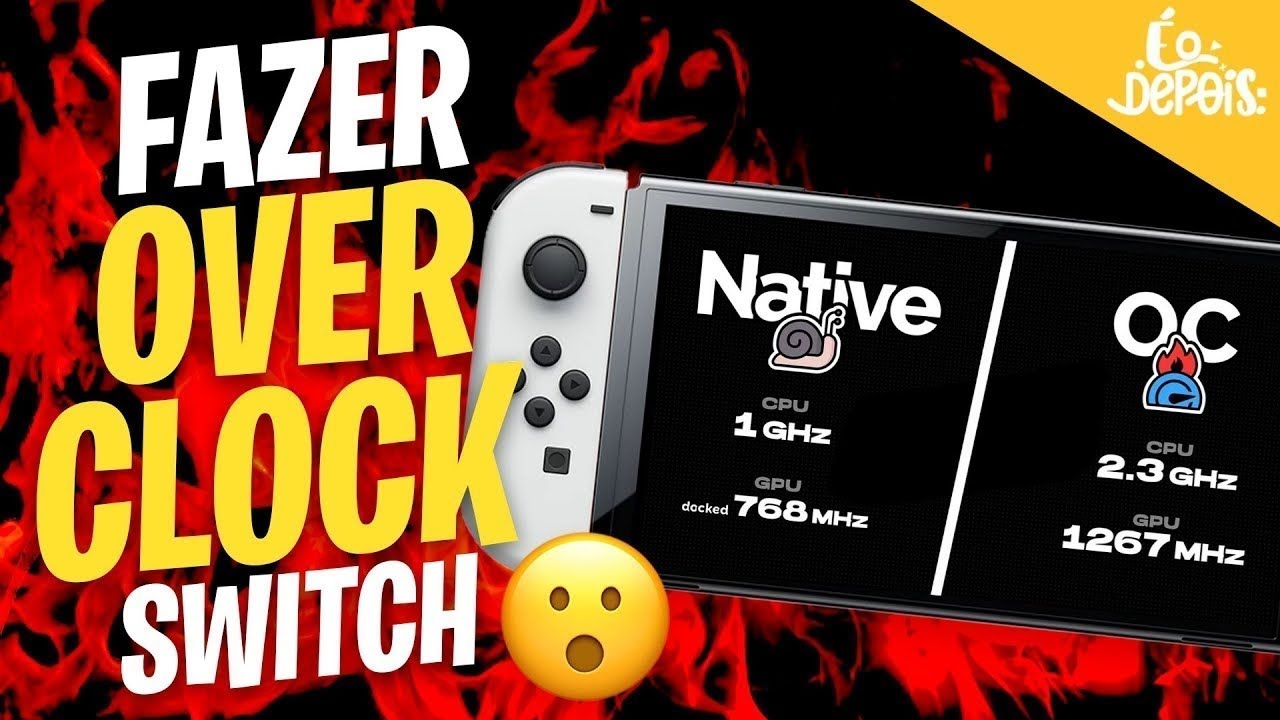 COMO FAZER OVERCLOCK no seu SWITCH DESBLOQUEADO!