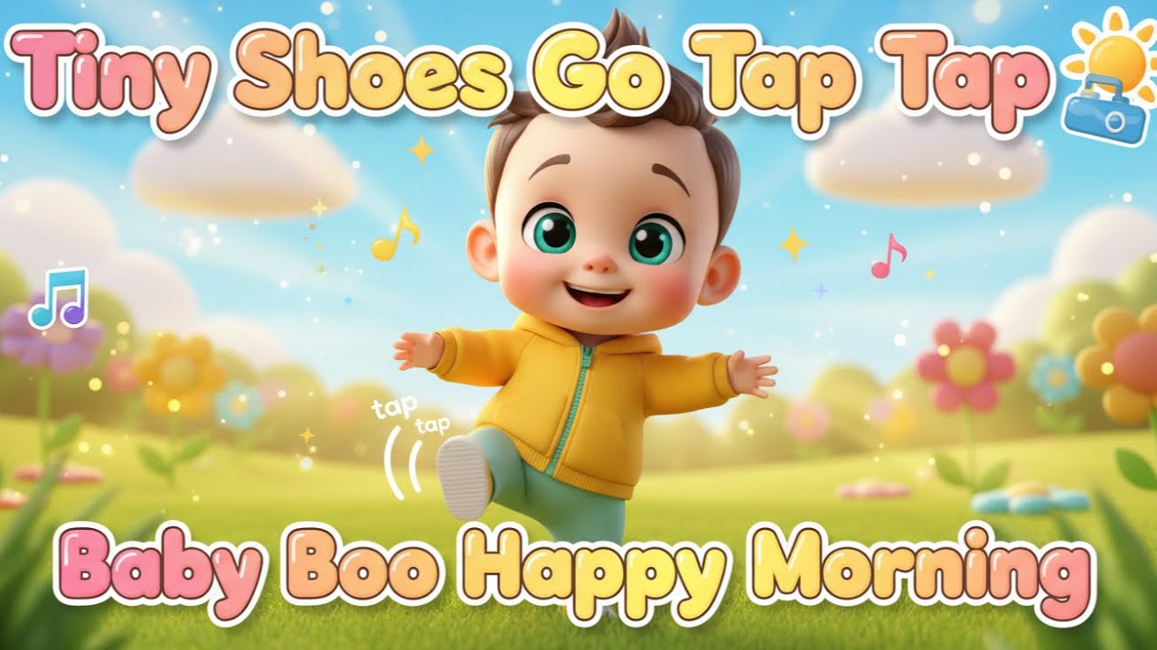 Tiny Shoes Go Tap Tap 👟🌞 Baby Boo Happy Morning | Fun Baby Dance | Little-Fun-Land