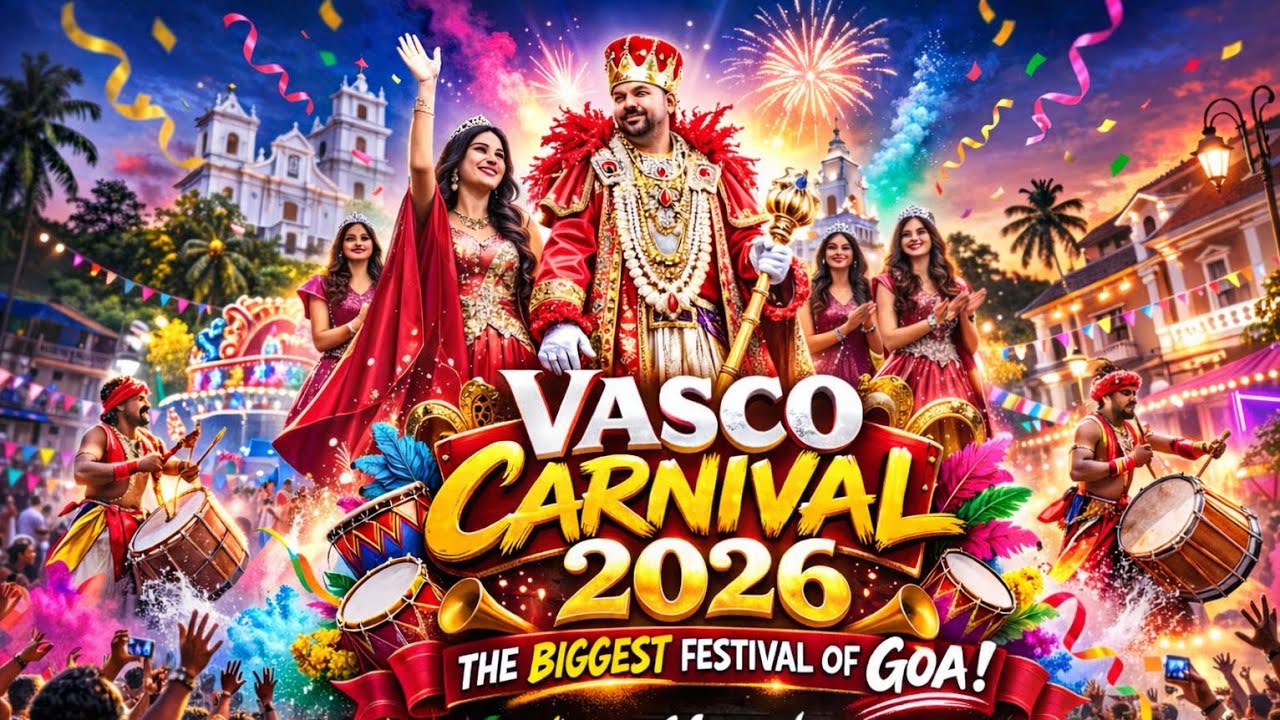 Viva Carnival Vasco 2026 🎭🔥 | Goa Carnival Full Vlog | Naveenkumar