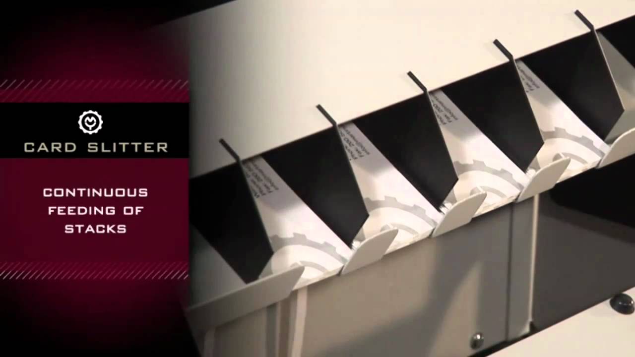 Martin Yale Business Card Slitter Demo Video