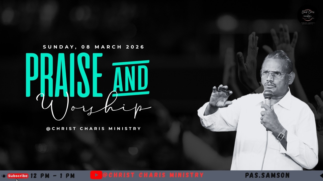 Sunday worship LIVE | Pas.Samson |@christcharisministry