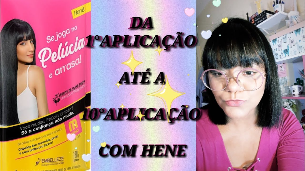 #hene #henezada Resultados da 1°aplicação até a 10°| cabelo com hene @liasroficial