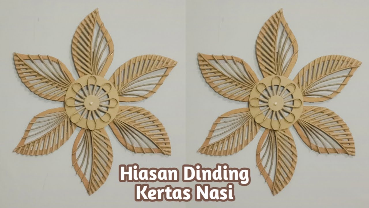 Hiasan dinding dari kertas nasi