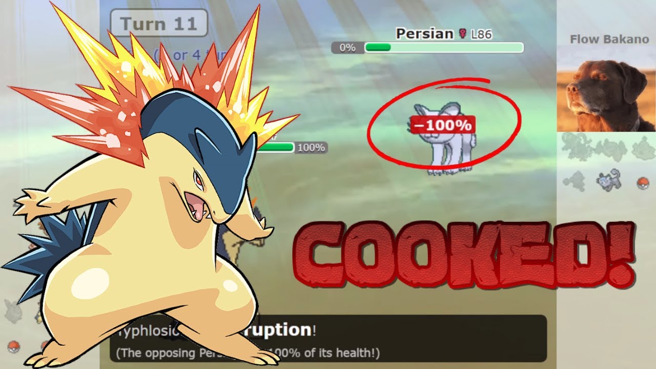 SUN BOOSTED ERUPTION COOKS THE OPPONENT! (Pokemon Showdown Random Battles)