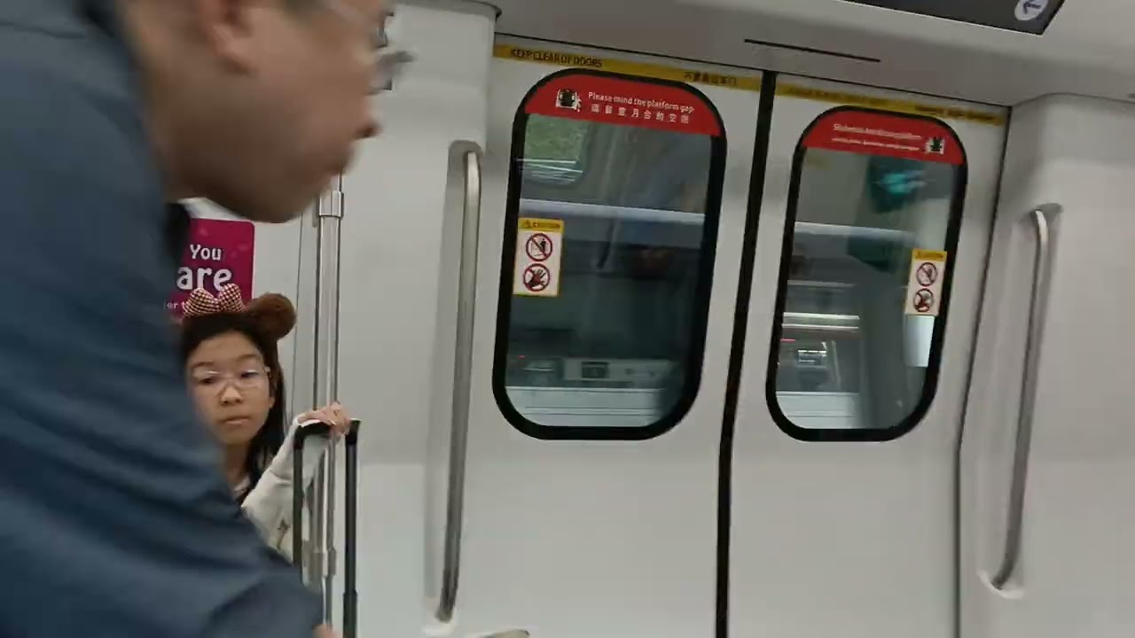 EWL Alstom movia R151 SMRT Tampines to bugis