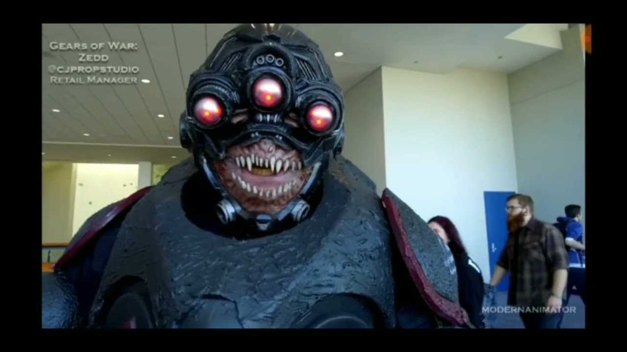 #c2e2 Zedd: Locust Drone Cosplay From Gears Of War