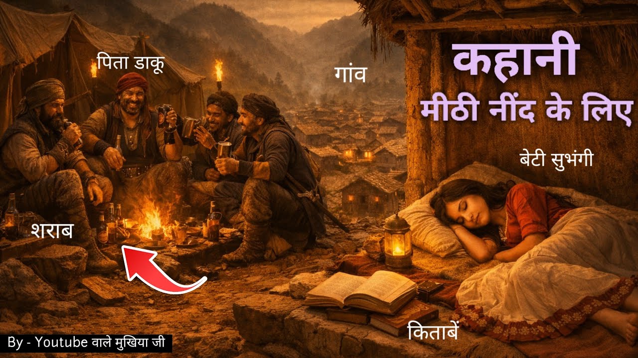 डाकू की बेटी जिसने पूरी दुनिया की सोच बदल दी | एक गांव की अनसुनी कहानी | कहानी मीठी नींद के लिए 
