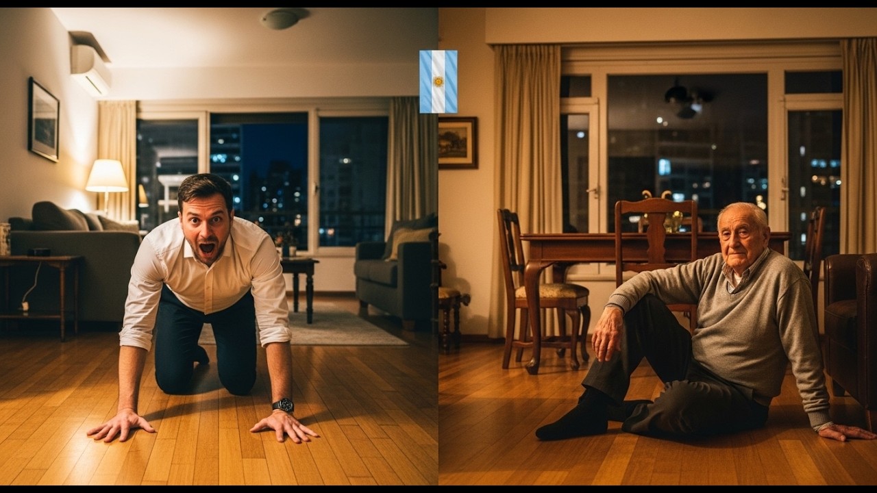 Experto canadiense queda sin palabras tras sentarse en el suelo de una vivienda argentina