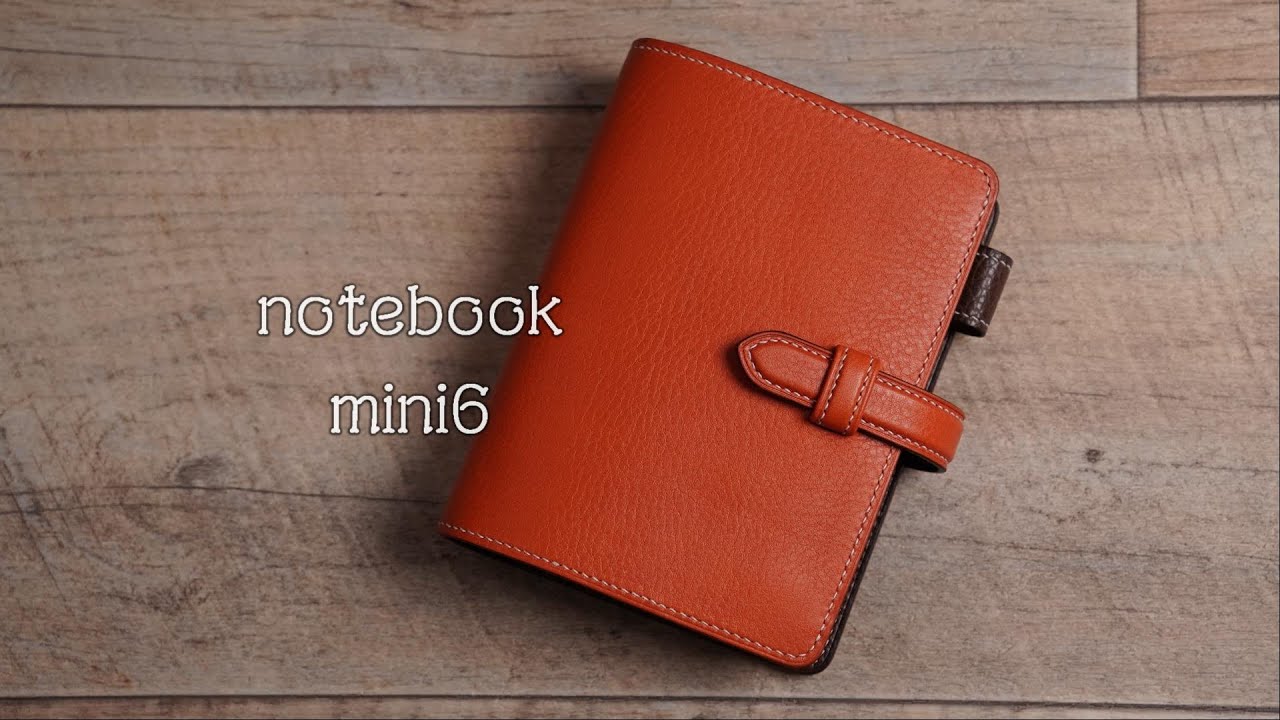 【notebook】Hand-sewn mini6 notebook