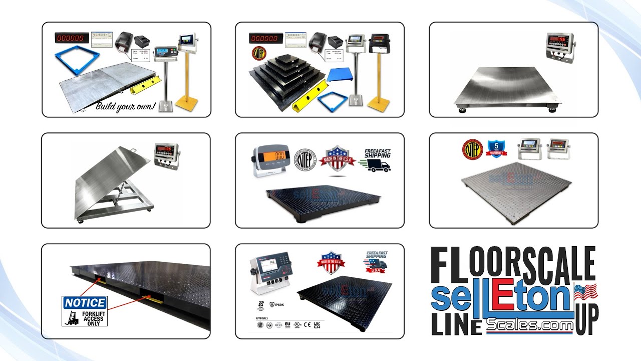 SellEton Floor Scale Lineup | Built for Accuracy, Not Assumptions!