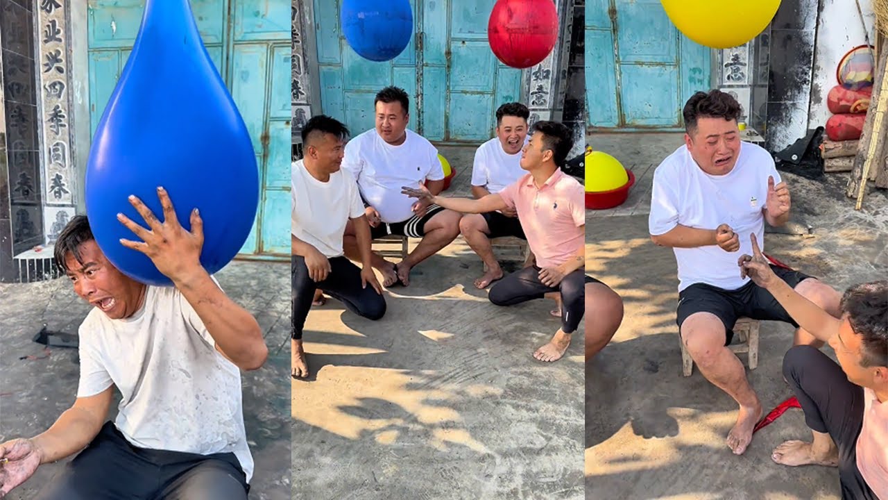 【三一八】清涼一夏，清涼一夏之墨水氣球炸彈挑戰#搞笑#日常#剧情#爆笑 #funny