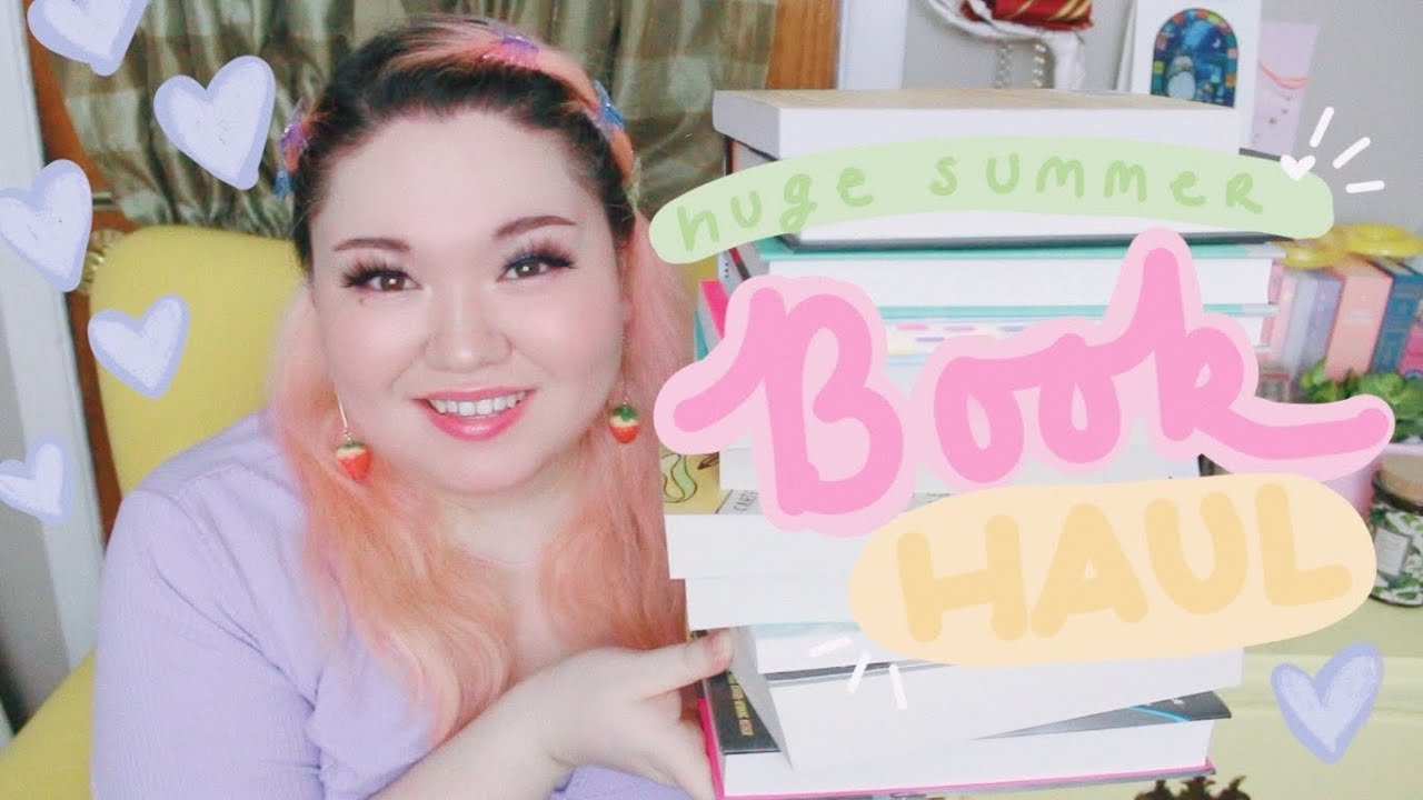 all the books i bought this summer (so far) 🍓 huge book haul