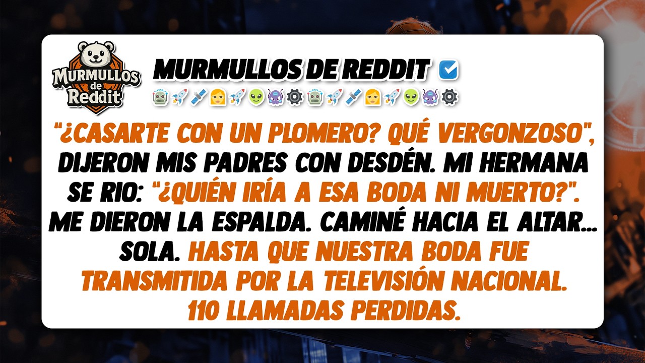 Mis padres llamaron a mi boda una desgracia, hasta que vieron a mi esposo “plomero” en la televisión