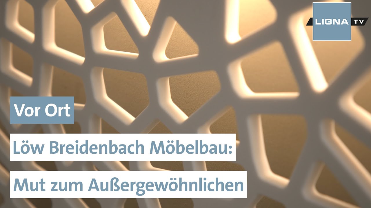 Echte Hingucker aus der Schreinerei | Vor Ort bei Löw Breidenbach Möbelbau | LIGNA.TV