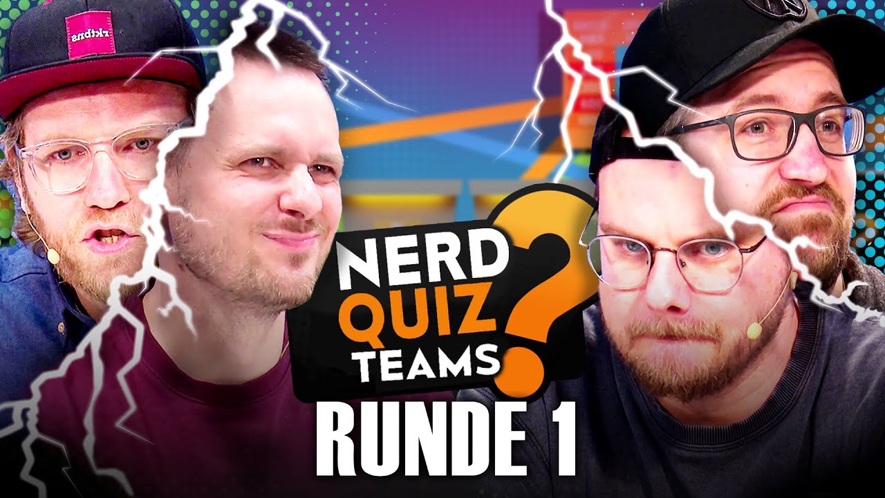 Nerd Quiz Teams S.9 Runde 1 | Schröck & Eddy vs. Nils & Tobi Escher