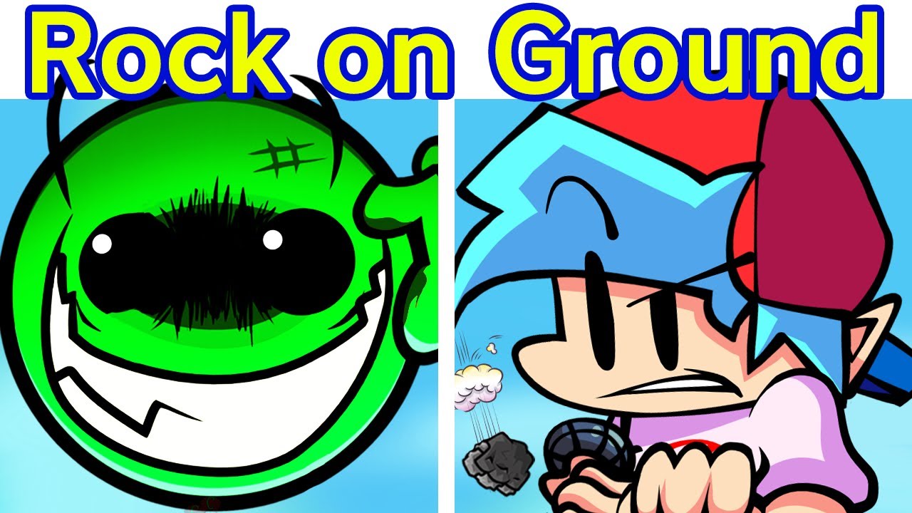 Friday Night Funkin' - Fire In The Hole (ROCKY UPDATE) - Lobotomy Geometry Dash 2.2 (FNF Mod/Hard)