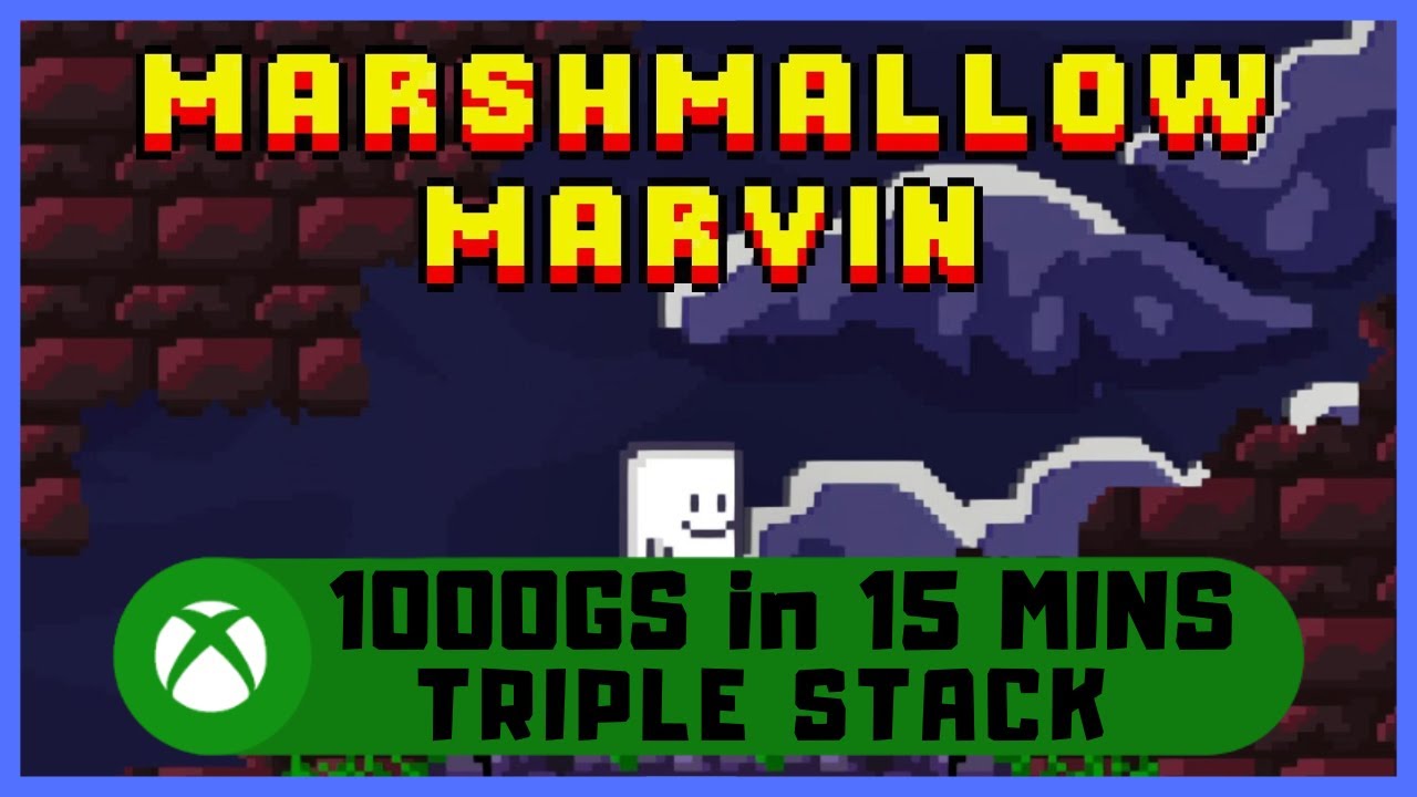 Marshmallow Marvin #Xbox Achievement Walkthrough - 1000GS in 15 Mins - Triple Stack