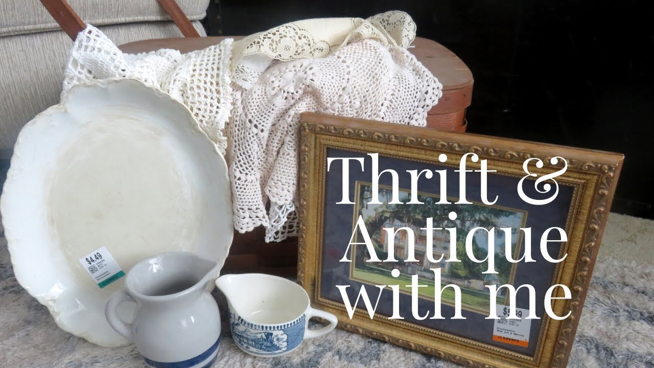 First Antique & Thrift Haul 2023 | Finding AMAZING vintage pieces while keeping to a list
