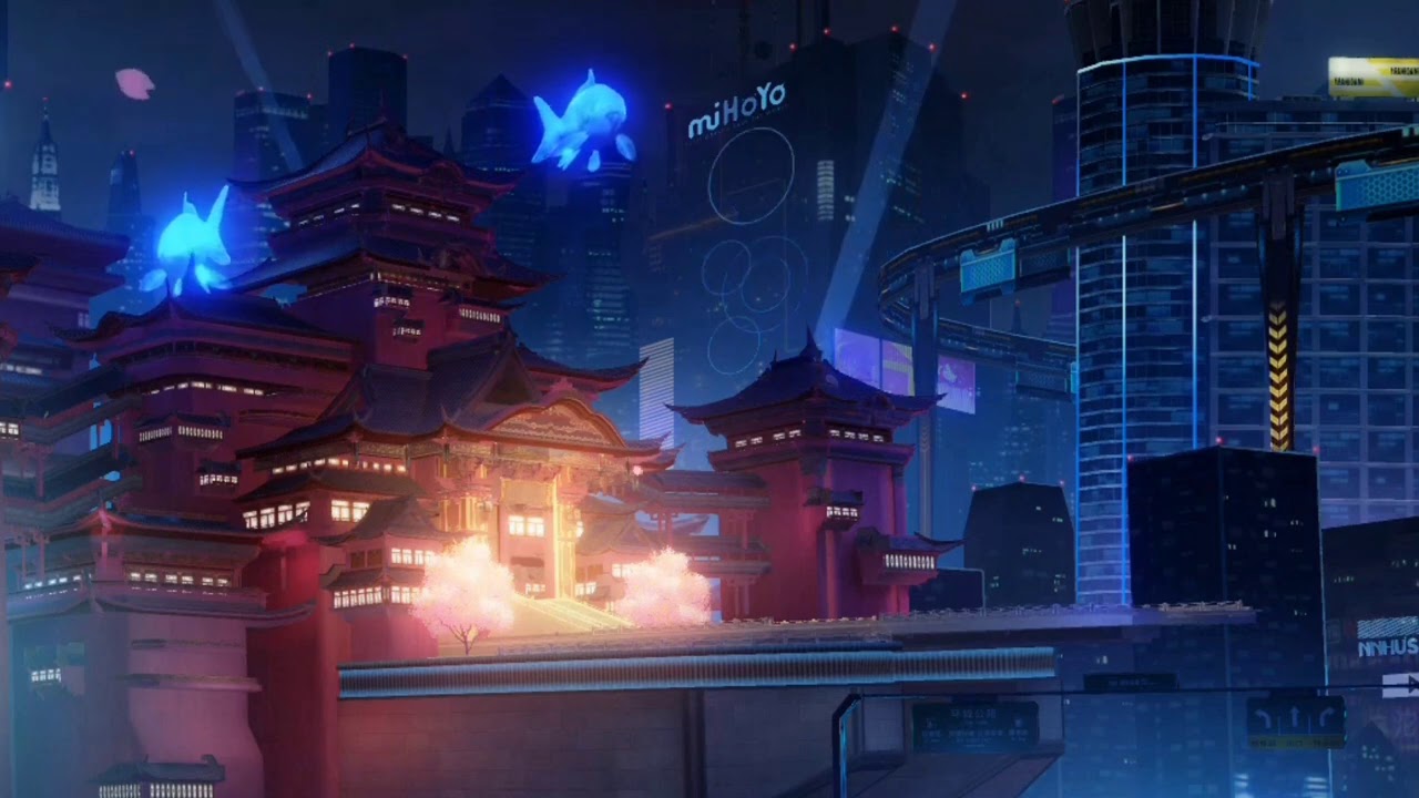 [Cybe Q] Honkai Impact 3rd Twinkling Lights Arc City Bridge Theme 2 BGM OST EXTENDED