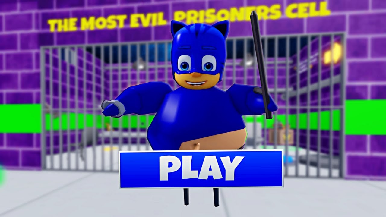 Playing As CATBOY BARRY in PIJAMAS MASK BARRY'S PRISON RUN (Obby) Full Gameplay #roblox