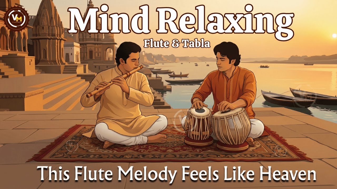 Indian Soft Flute Music for Mind Relaxation & Meditation | Vaanees Music