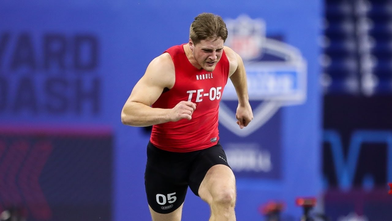 Tucker Kraft 40 yard dash | NFL Combine