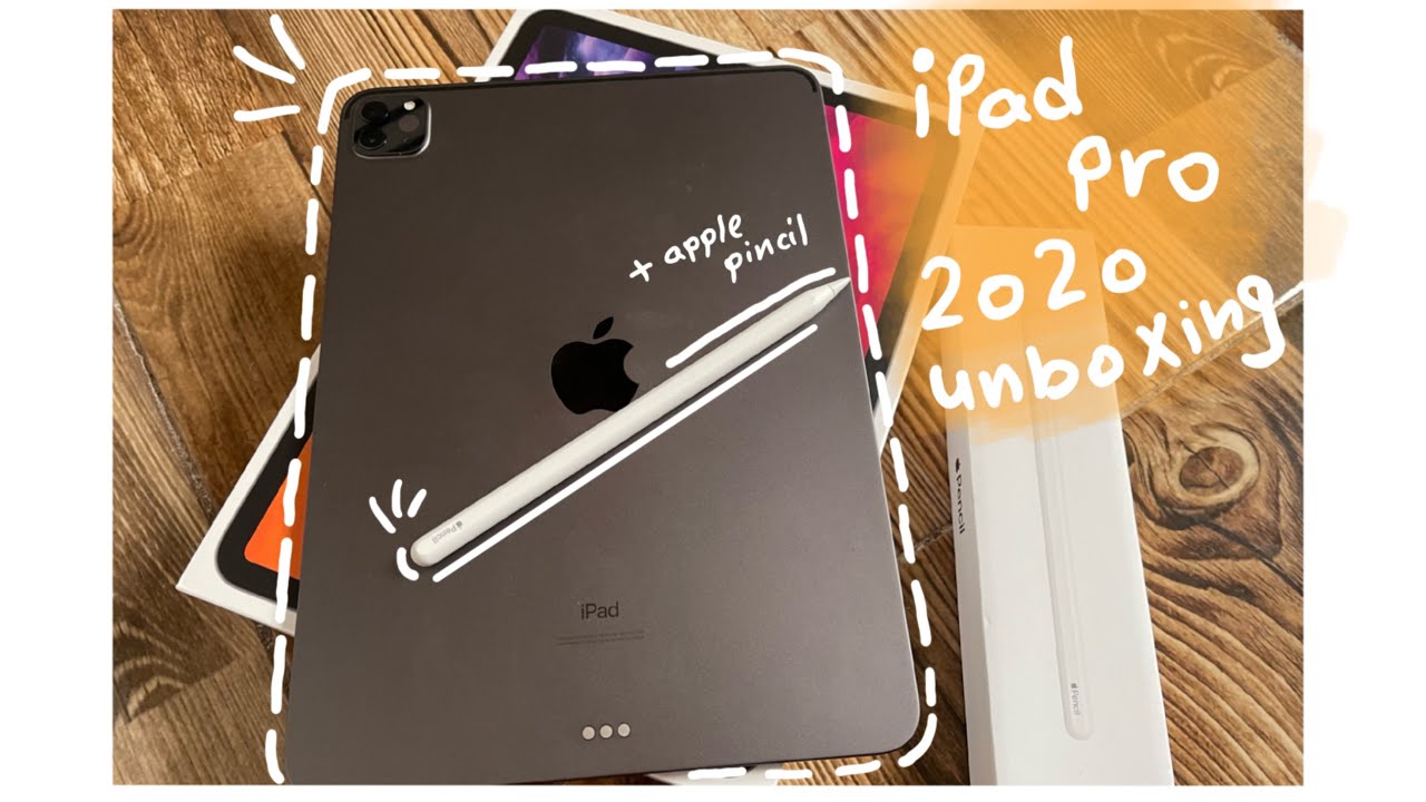 انبوكسنق ايباد برو ٢٠٢٠ مع قلم ابل الجيل الثاني !📱 | iPad Pro 2020 unboxing