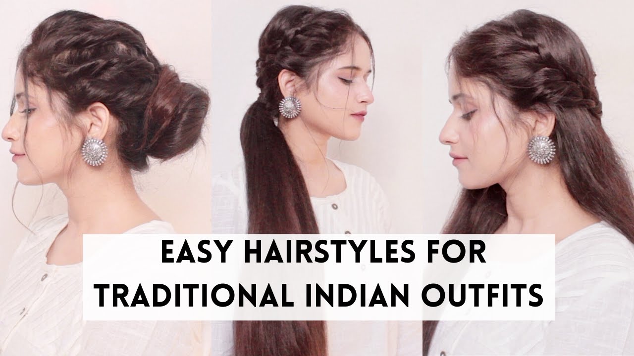 Beautiful and New HAIRSTYLES for Festive seasons, For Indian Traditional Wear l Anukriti Lamaniya✨