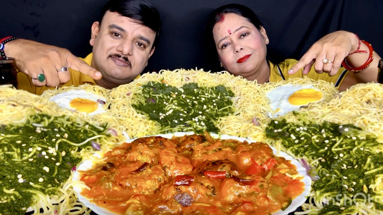 SPICY🔥CHILLI NOODLES EATING CHALLENGE|SUNNY SIDE UP EGG MANCHURIAN EATING CHALLENGE #food#asmr#viral