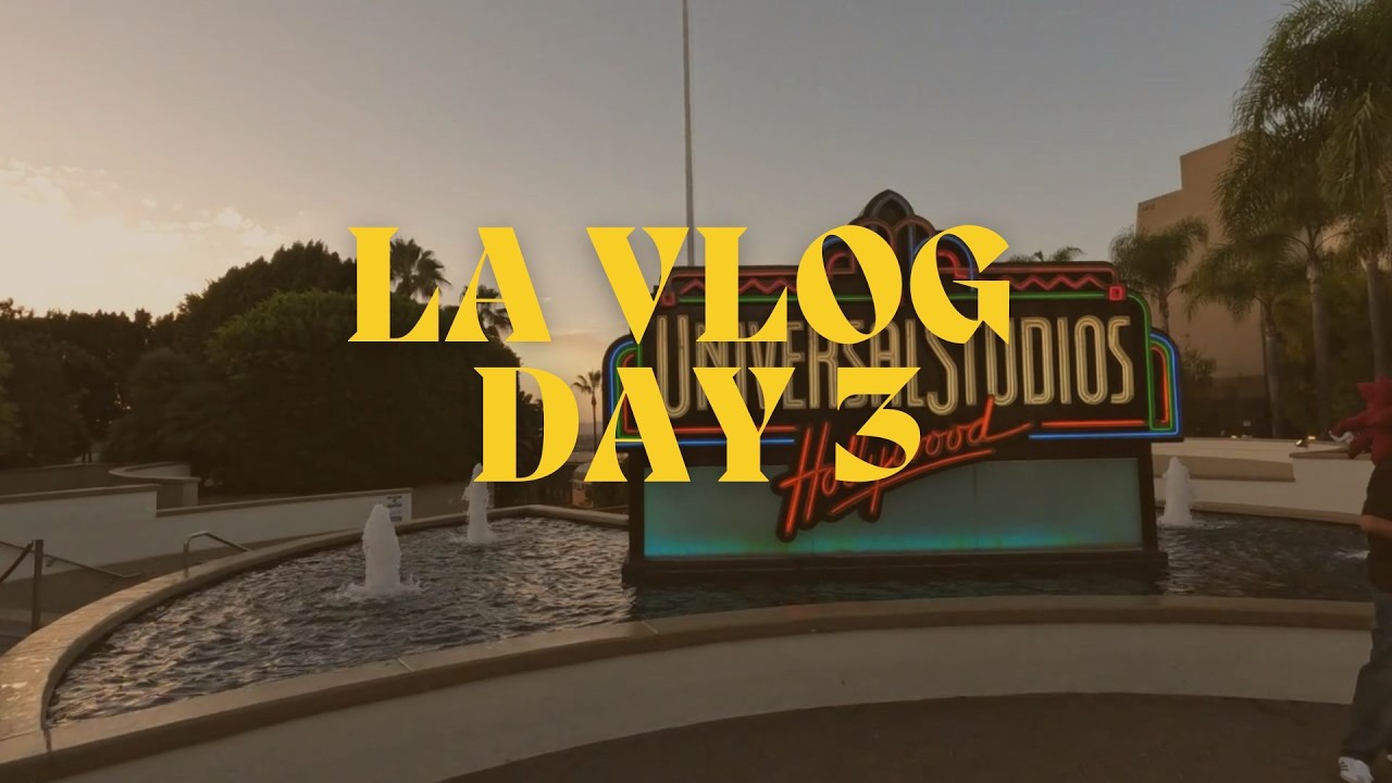 LA Vlog Day 3 | Inside Universal Studios Hollywood - Full Studio Tour, Film Sets & Iconic Rides