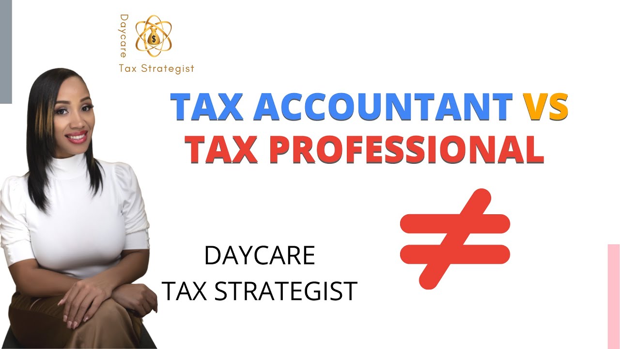 Difference between a Tax Accountant vs Tax Professional