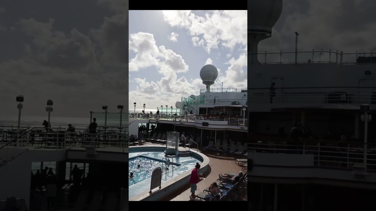 P&O Ventura Cruise Ship Pools #shorts #cruise #cruise ship e