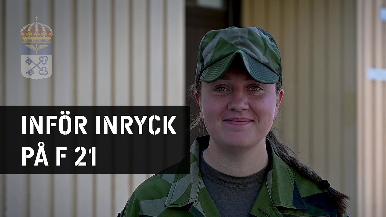 Inför inryck på Norrbottens flygflottilj, F 21