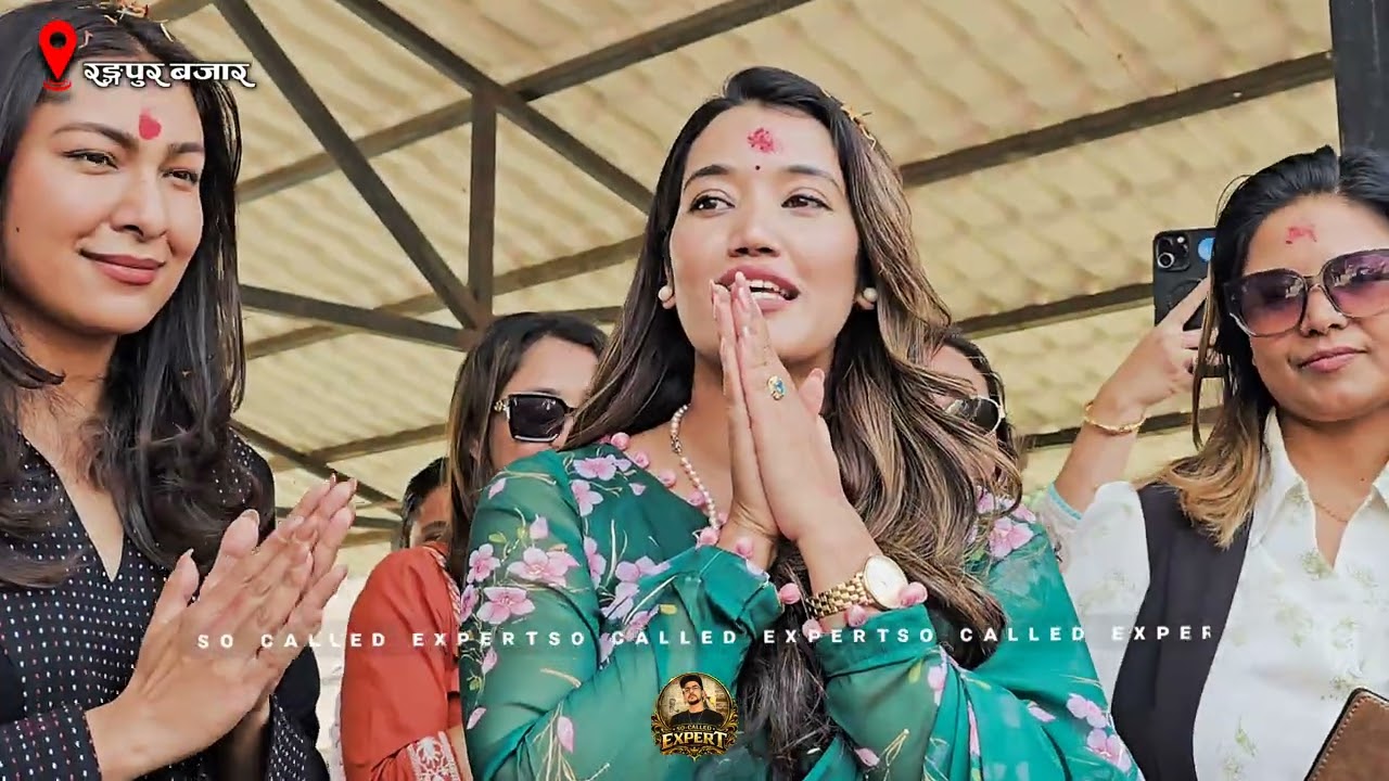 बालेन श्रीमती ले झापामा घन्टी बजाउदै भोट मागीन || झापा५ चुनाबी अपडेट || 