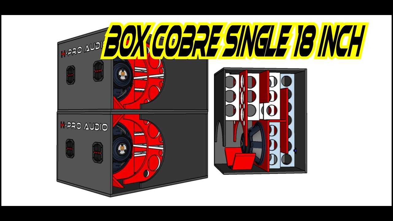 SKEMA [PLAN]BOX SPEAKER COBRE SINGLE 18 INCH