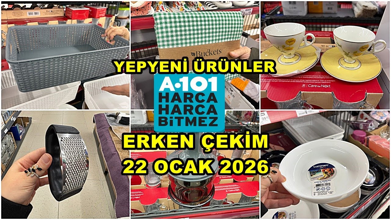 A101’E KOŞUN 💃/ERKEN ÇEKİM 22 OCAK 2026💃İLK BİZ GÖSTERİYORUZ/İLK SEN GÖR🔥A101 BU HAFTA COŞUYOR!🔥