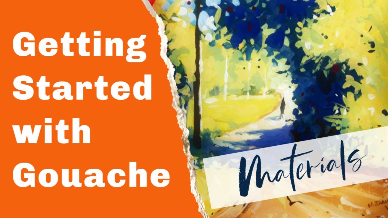 Getting Started with Gouache Painting (MATERIALS) Part 1