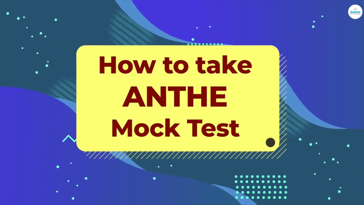 How to take ANTHE Mock Tests 2025 | Watch till the end ✅
