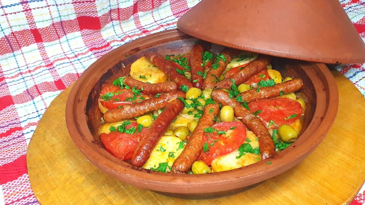 طاجين المرقاز بالخضر بالطريقة التقلدية في الفرن 😋 اقتصادية و بحجم عائلي 