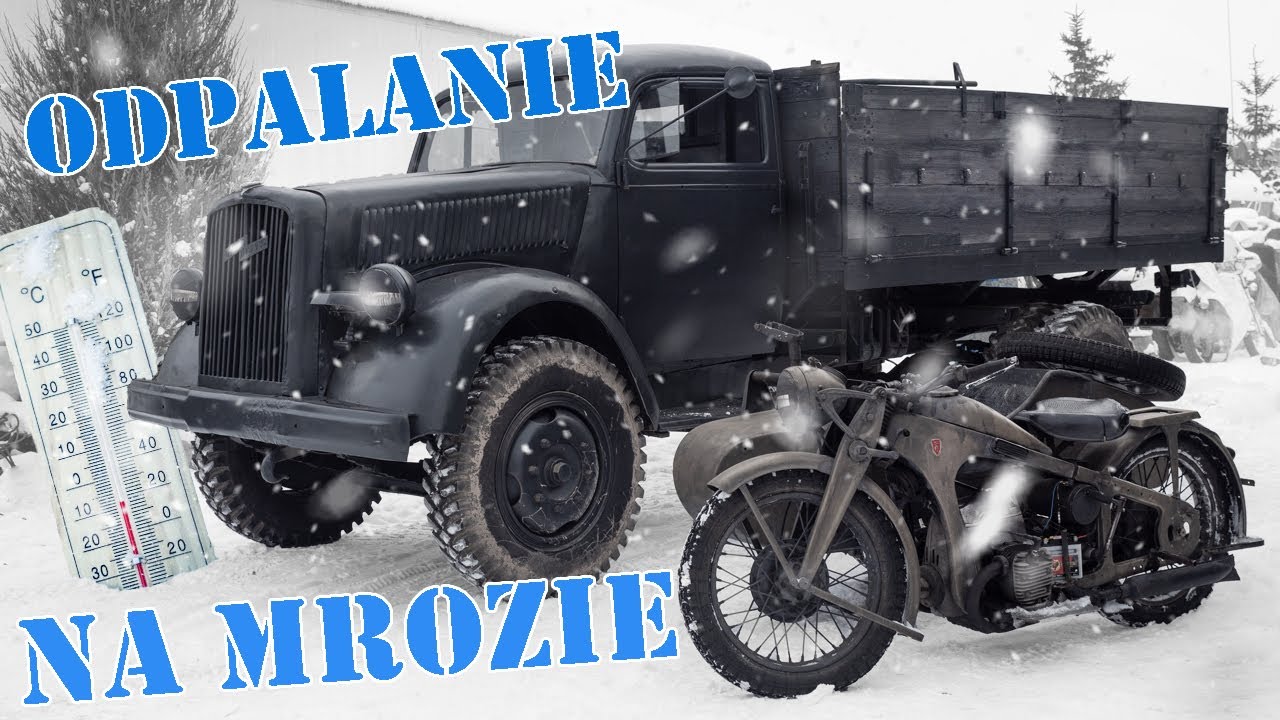 Odpalamy pojazdy Wehrmachtu w mróz!