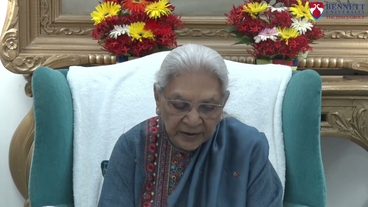 Hon'ble Governor of UP, Smt. Anandiben Patel at 4th Convocation Bennett University