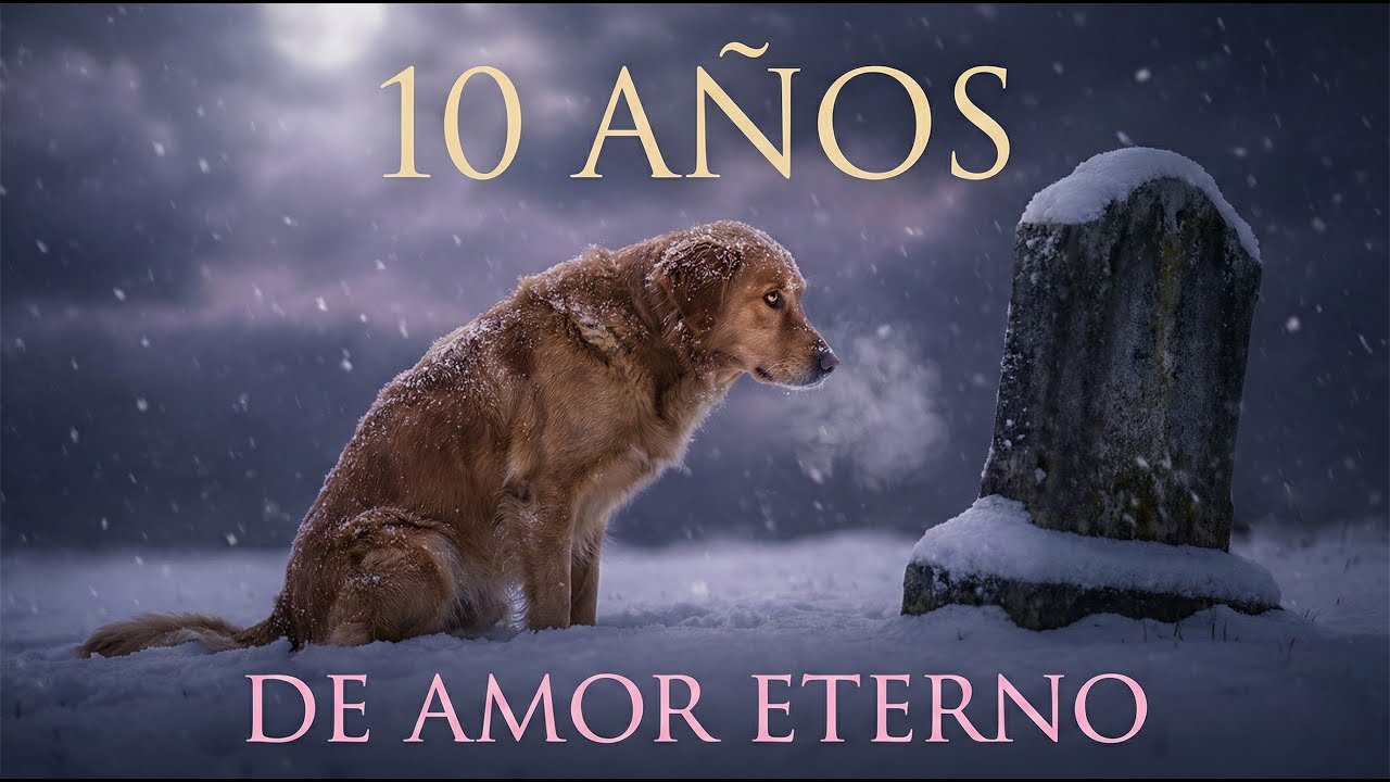 Esperó 10 años junto a su tumba  La historia de lealtad que te hará llorar