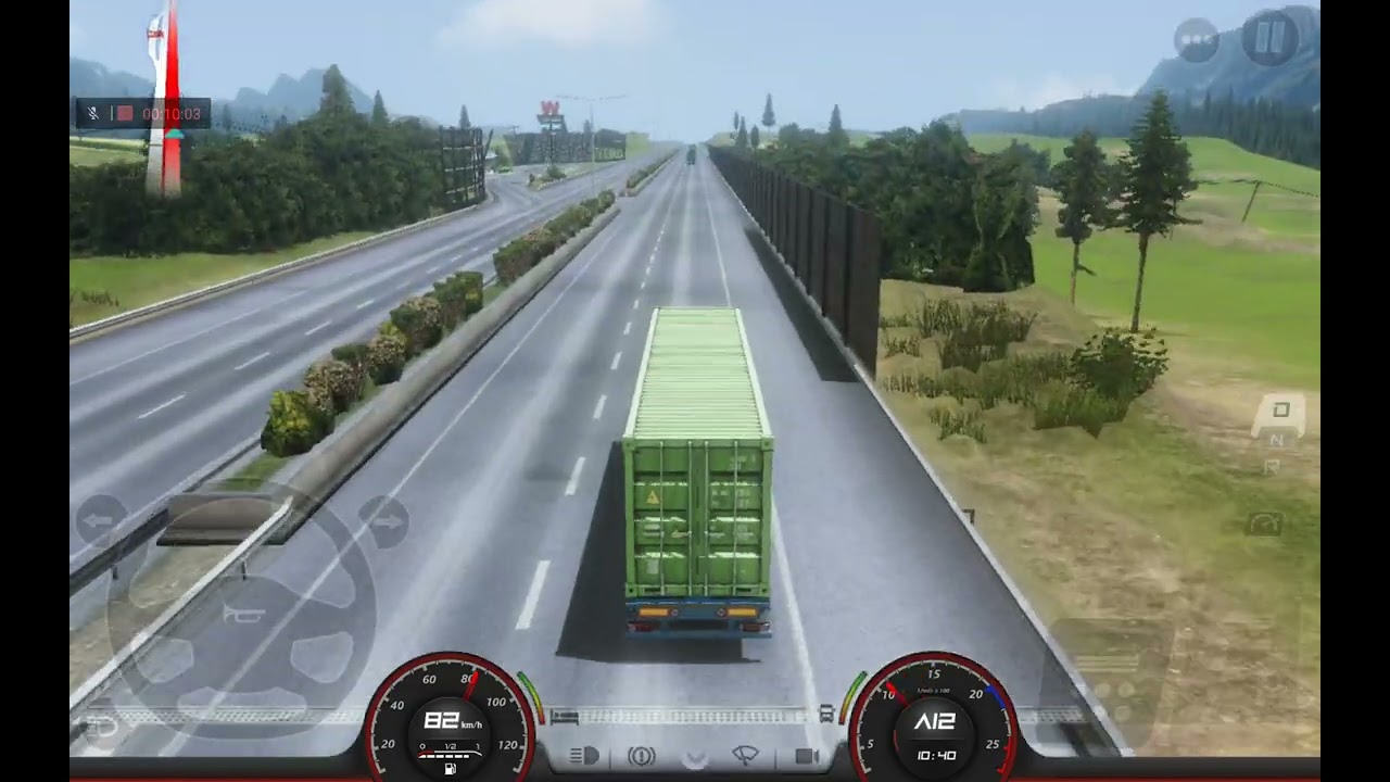 لەڕێگە توشی دەعم و وەرگەڕان بوم لە یاری truckers of europ 3