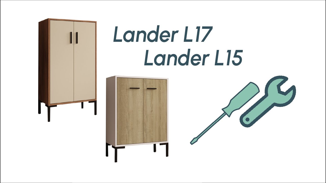 🛠️ Montaje aparador pequeño Lander L15 y  L17
