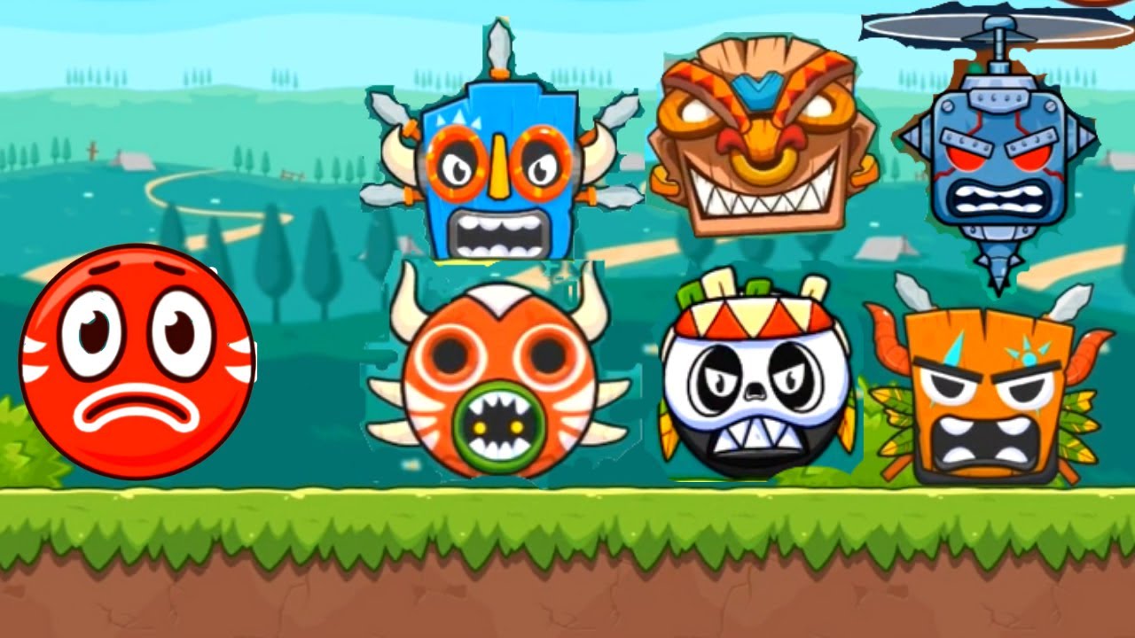 Roller Ball 6: Bounce Ball 6 - All Bosses Fight - (Android, iOS)